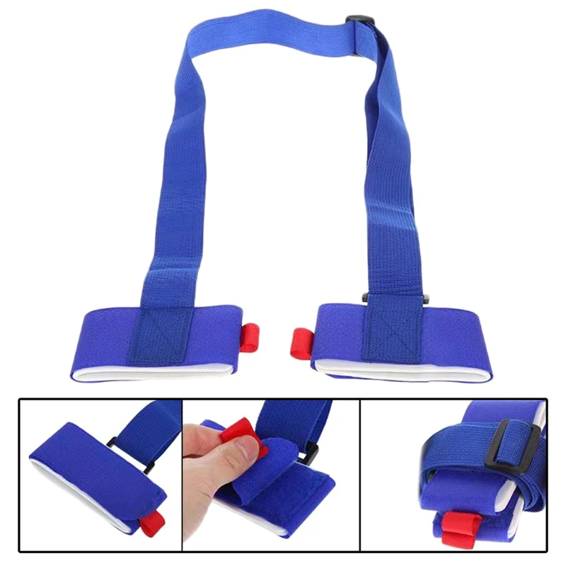 

1Pc Skiing Pole Shoulder Hand Carrier Lash Handle Adjustable Straps Protecting Hook Loop Nylon Ski Handle Strap Bag