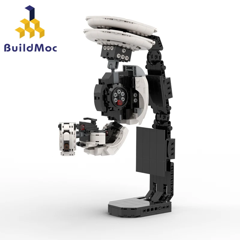 Buildmoc Portal 2 Glados Building Blocks Set Atlas E P-Body Open Science Robot Bricks Toys For Children Kid Birthday Gift