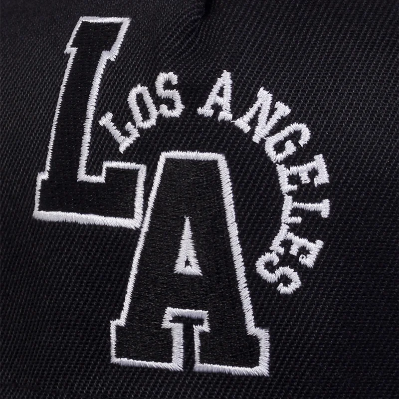 Baseballkappe mit Buchstaben-Stickerei Los Angeles Hip-Hop Snapback-Mütze für Männer Frauen Erwachsene Sport Freizeit Kappen Outdoor Reise Sonnenhüte – Detail 5