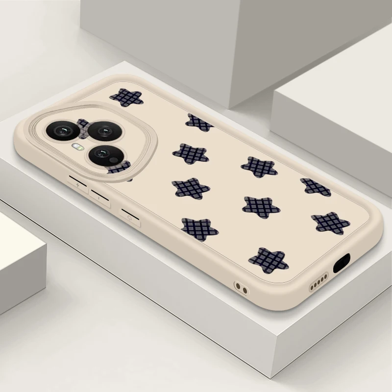 Star Moon Pattern Shockproof Soft TPU Silicone Phone Case – Stylish Protective Back Cover