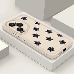 Star Moon Pattern Shockproof Soft TPU Silicone Phone Case - Stylish Protective Back Cover - Honor X9c Smart (B053 White)