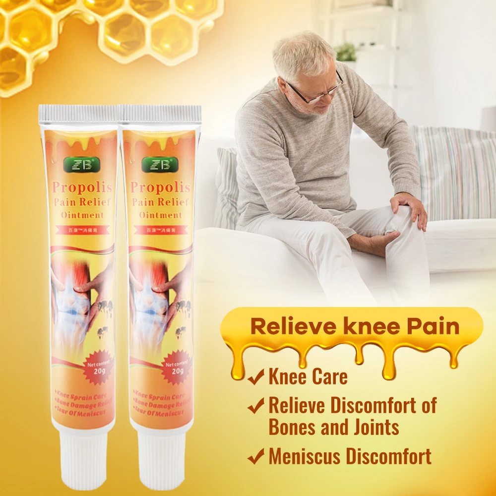 1/5/10Pcs ZB Bee Venom Knee Cream Synovitis Meniscus Pain Relief Ointment Rheumatism Arthritis Joint Sprain Ache Plaster knee pain relief cream