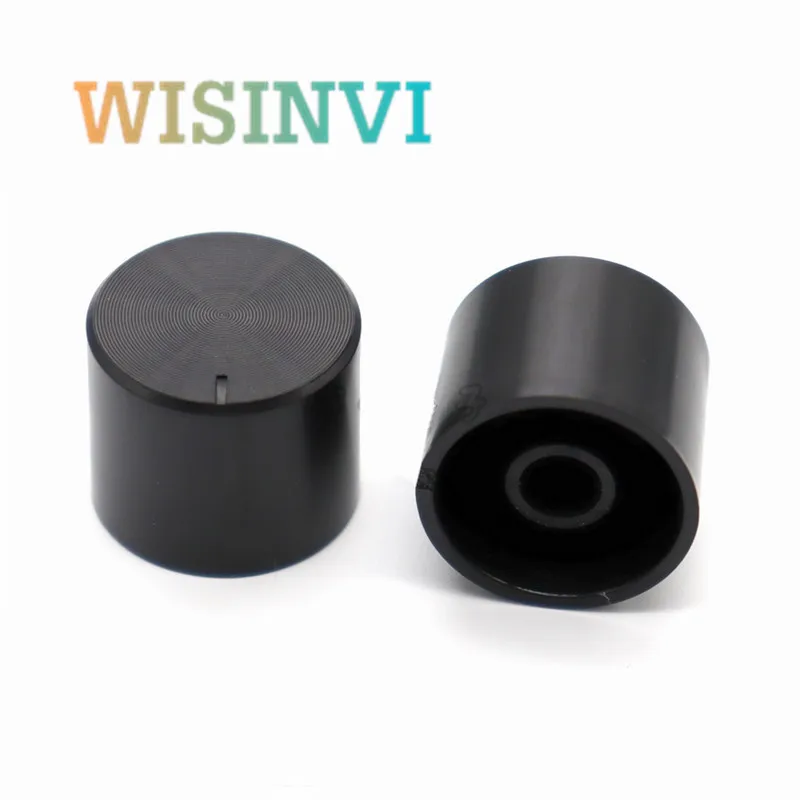 Plastic Knob 10PCS 20.5 * 17mm Black Flower Shaft 6mm Potentiometer Adjustment Knob Cap Speaker Sound Adjustment