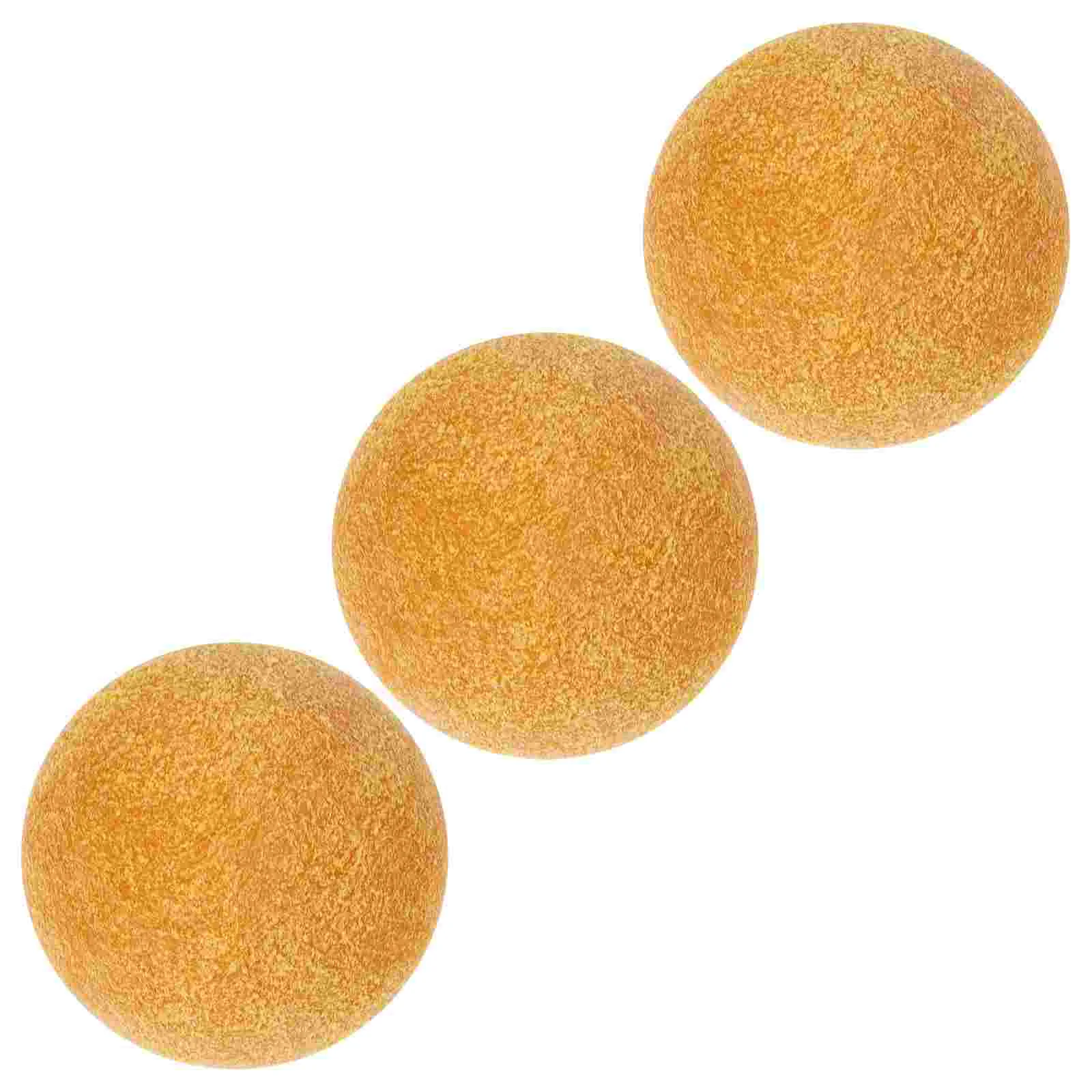 6 Pcs 36mm White Fuzzy Table Soccer Balls Professional Wear resistant Foosball Replacement Mini Portable Child Toy Home Game
