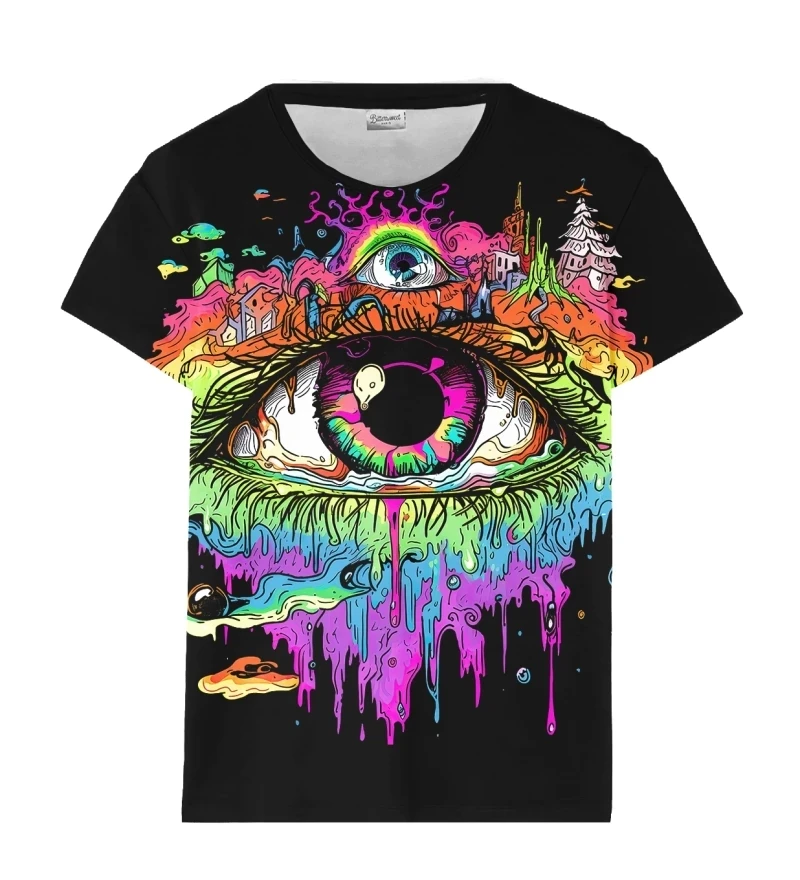 Camiseta graffiti con estampado 3d chroma para hombre y mujer_voghion.com