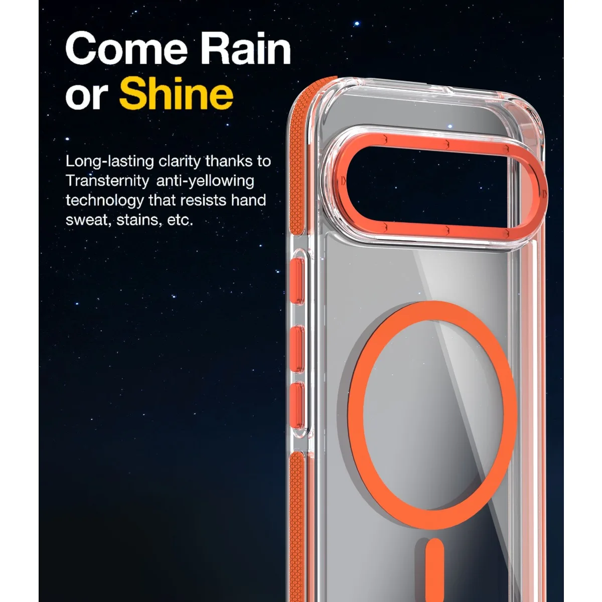 Luxury High-Transparency Magnetic Phone Case with Magsafe Compatibility and Shockproof Protection