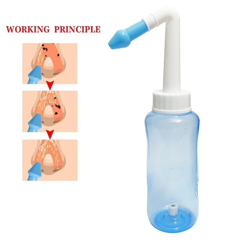Portable Nose Spray Nasal For Adults Children Neti Pot Nasal Irrigator Nose Cleaning Avoid Allergic Rhinitis Wash Cleaner nasal spray nasal irrigator set
