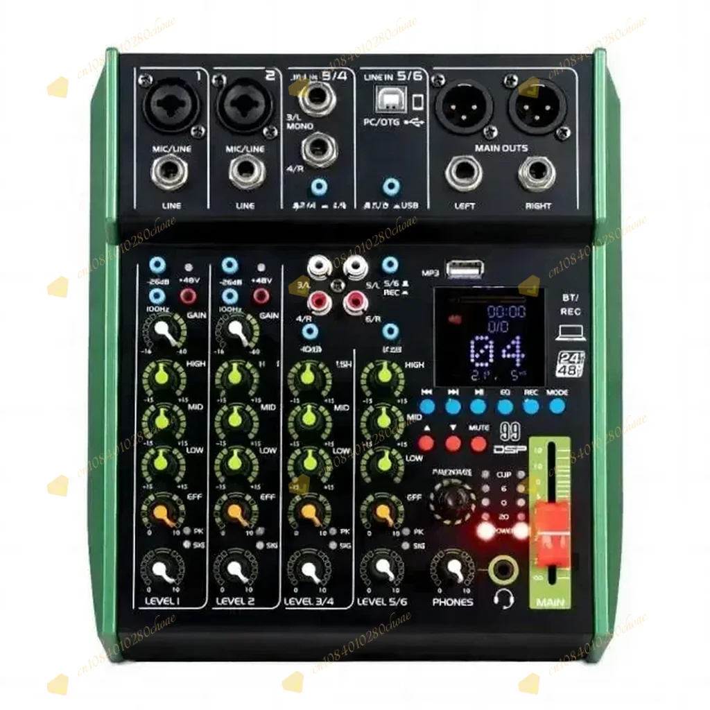 Mixer Console Usb 8-Channel 6-Channel Professional Best Audio Power