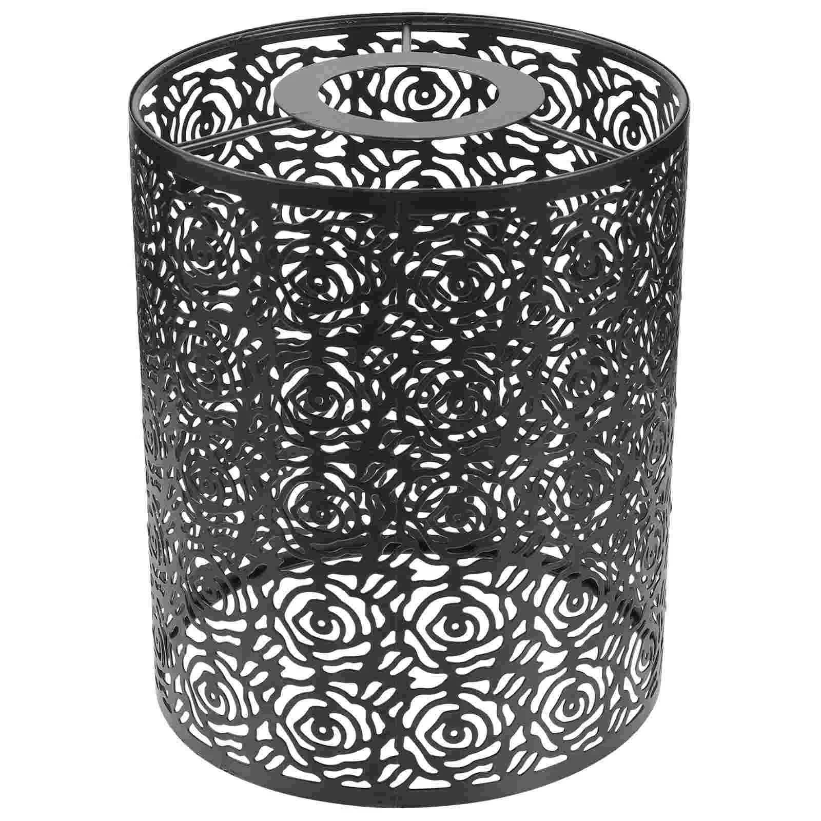 

Hollow Lampshade Vintage Light Bulbs Ceiling Cover Household Iron Wire Wrought Mesh Pendant Cage