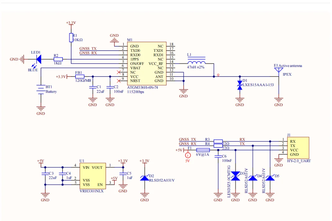 Official GPS/BDS Unit with SMA Antenna(AT6668)