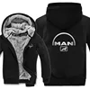Man Trucks Hoodies Men Coat Winter Warm Fleece Man Trucks Sweatshirts Jacket 1