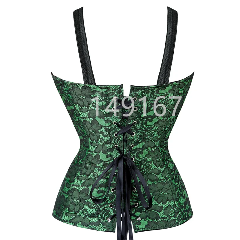 Corset Top with Straps Push up Burlesque Overbust Bustier Brocade Vintage Style Lace Floral Plus Size Girls Victorian Lingerie corset bustier top lace corset