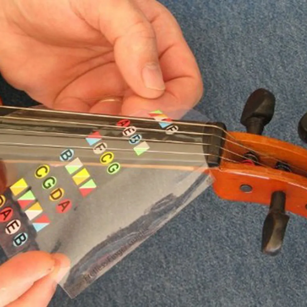 

Violin Fingerboard Guide Sticker Intonation Chart Beginners Sticker Size 4/4 Fingerboard Chord Note Stickers Fret Markers Labels