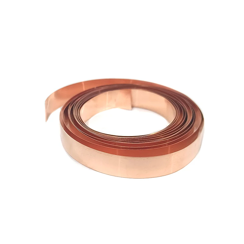 5M Pure Copper Strip 0.15 / 0.2 mm High Purity T2 Cu Strap For Li-ion  Battery Pack Connection Copper Strips Welding Connector