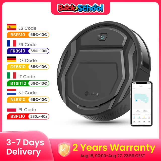 Lefant M210 Pro Robot Vacuum Cleaner for Pet Hair 1