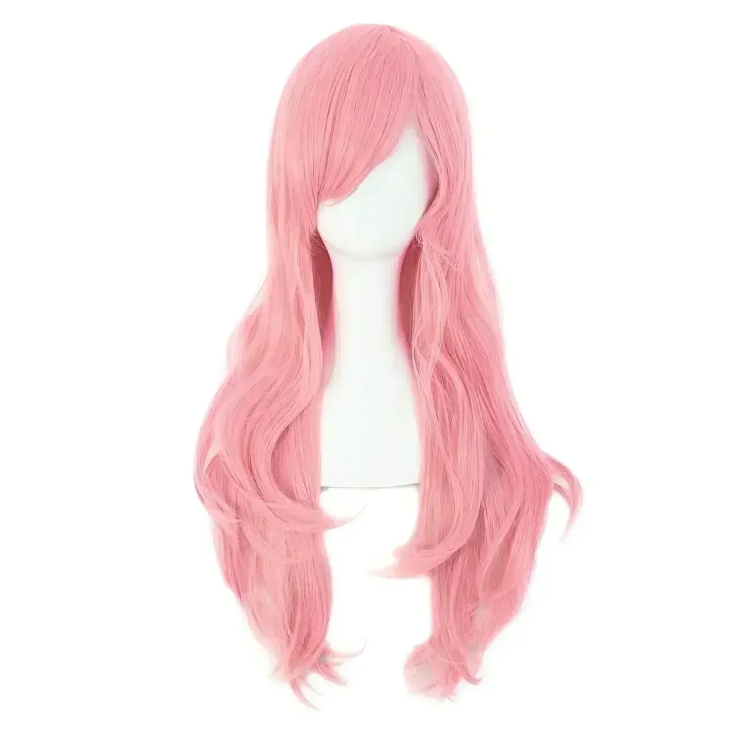 70cm langes lockiges Haar endet Kostüm Cosplay Perücke synthetische hitze beständige Halloween Karneval Kostüm Cosplay Straight Hai – Detail 1