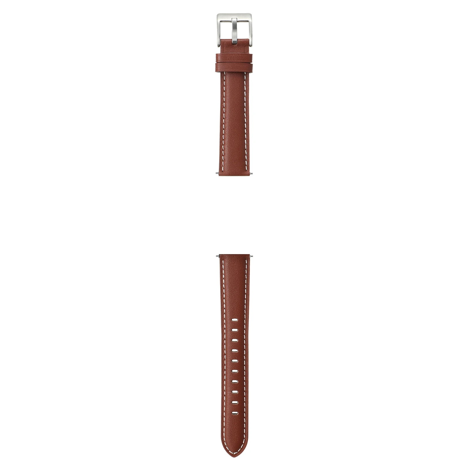 Elegant Leather Band Strap with Connector for Smartwatches - Stylish Wrist Bracelet