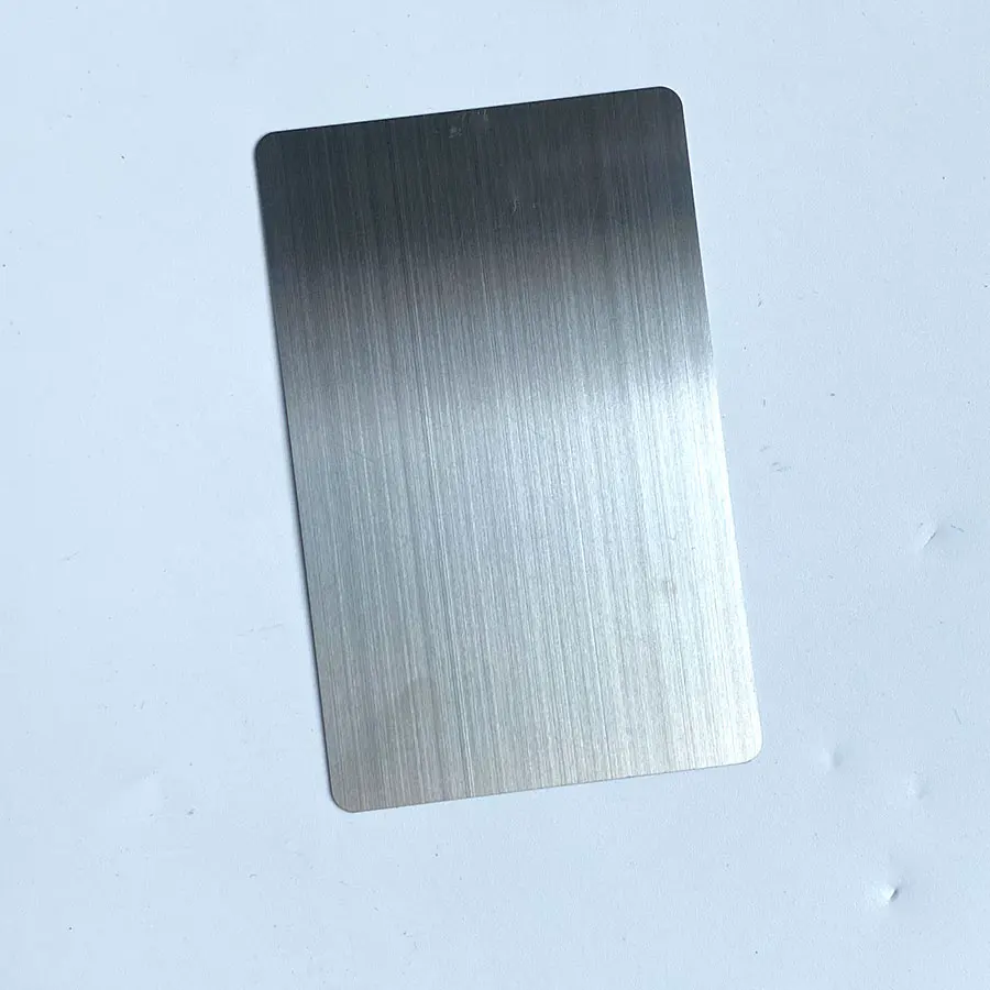 Stainless Steel 304 Material Blank Metal Business Card 5pcs