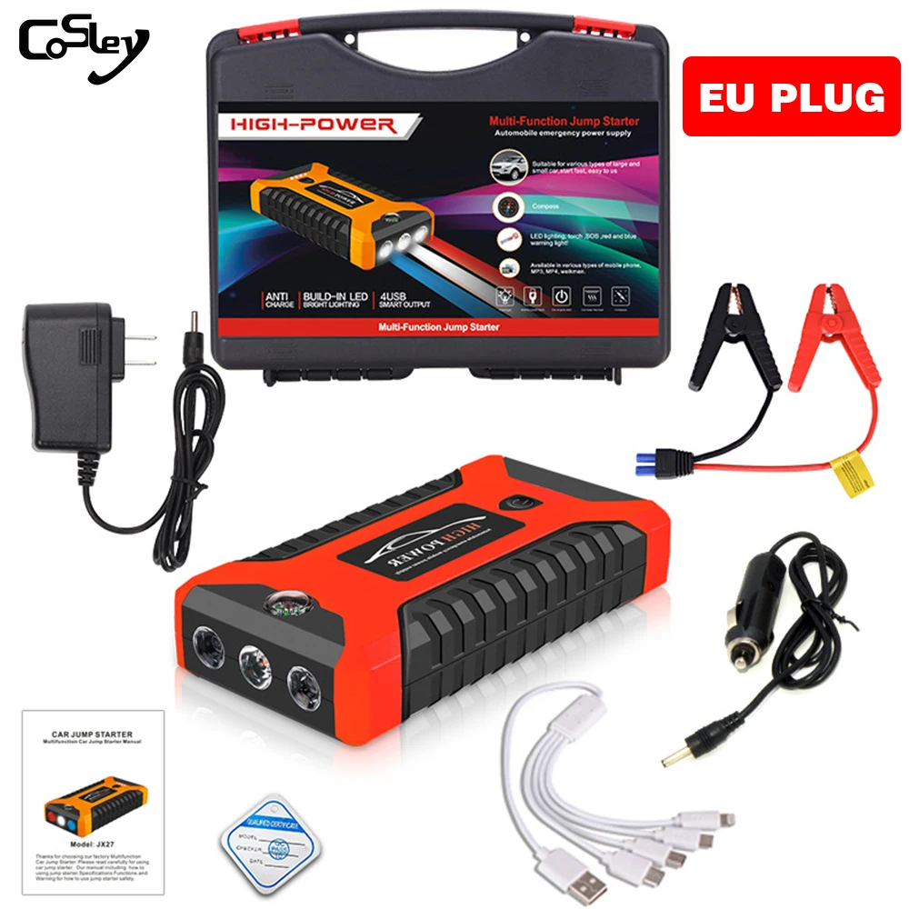 600A12V99800mAhCarBatteryChargerPortableAutoBatteryStarterChargingSystemPowerBank