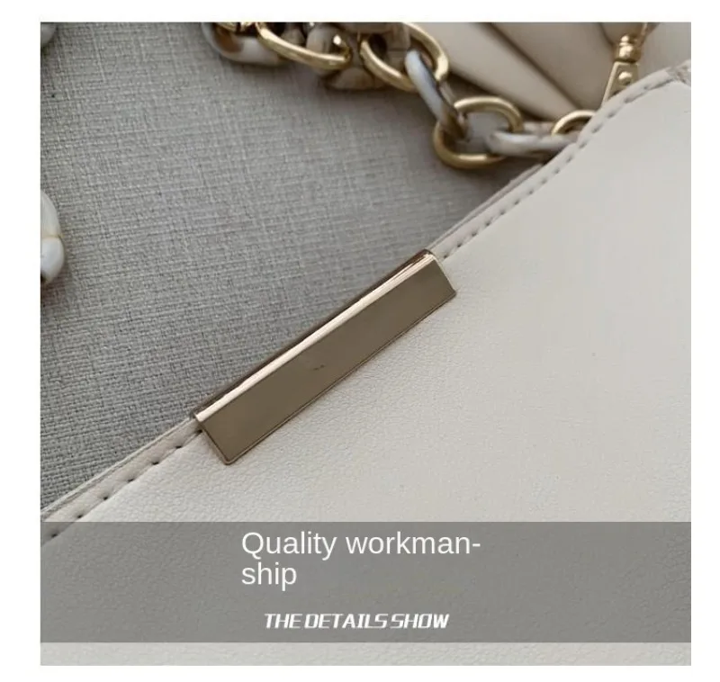 Borsa a secchiello bianca da donna, borsa a tracolla versatile_voghion.com