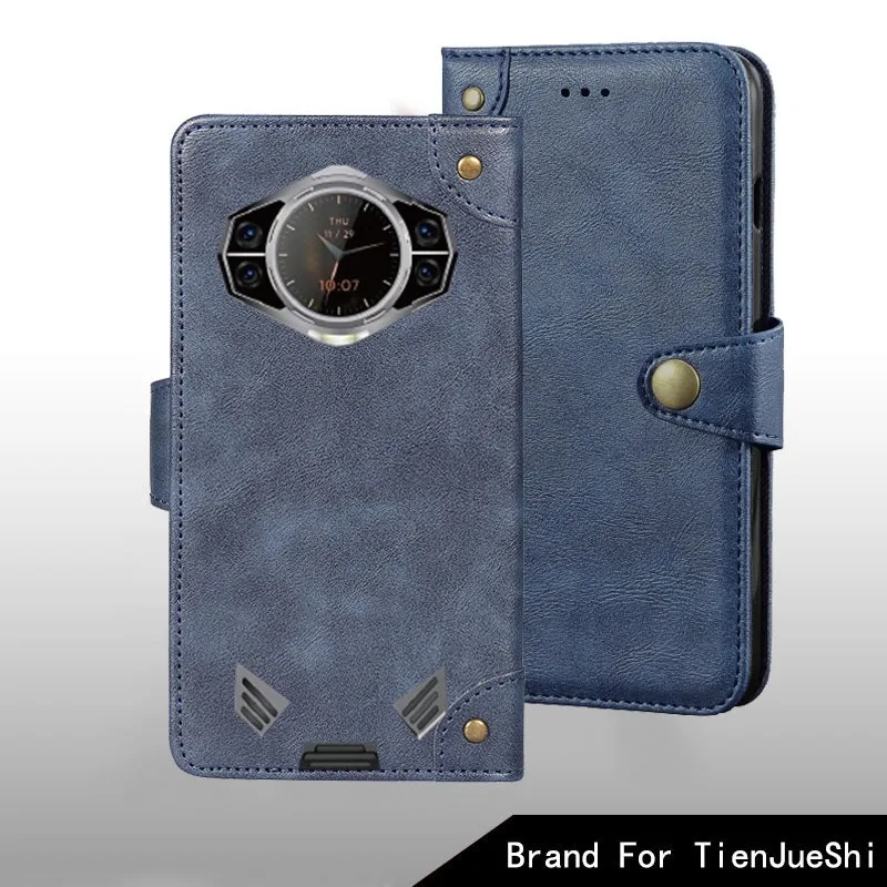 Leather Retro Metal Buckle Phone Case - Stylish Protective Cover and Accessory