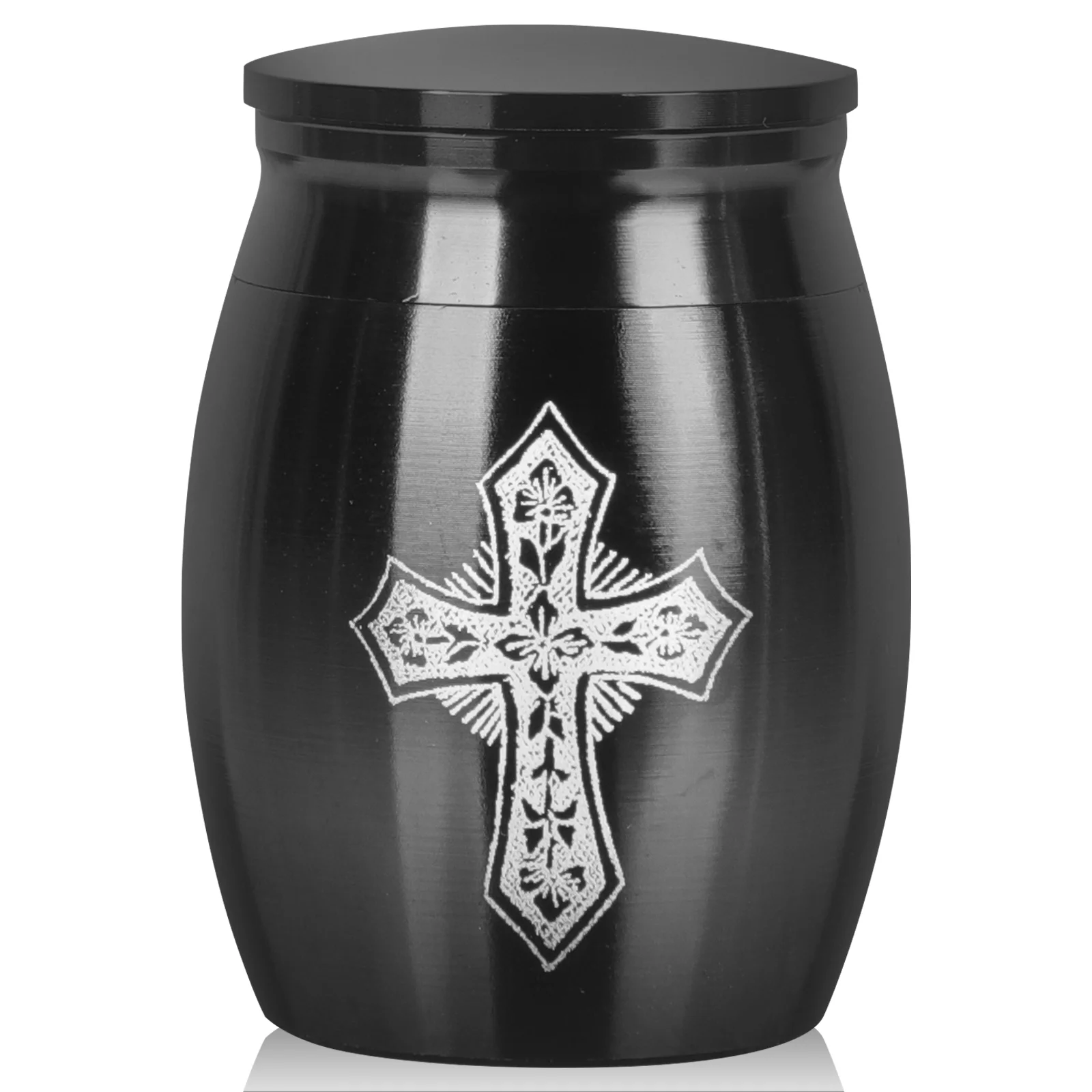 

Cross Cremation Urn Ashes Metal Urn Human Ashes Decorative Urns Keepsake Urn Memorial Urn Burial Urns Funerary Ashes Container