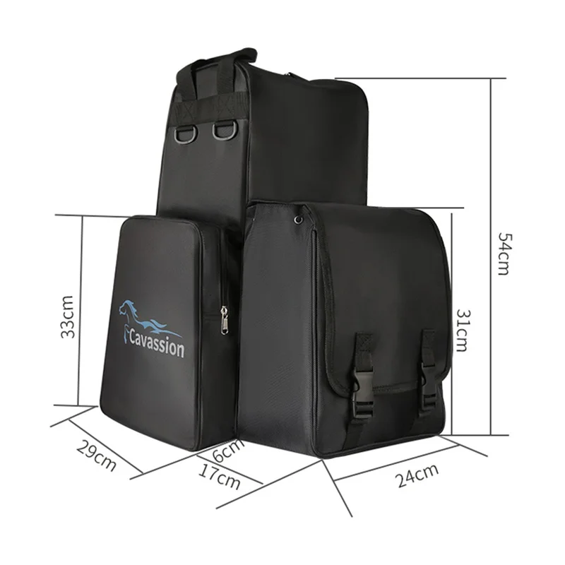 Upgraded Equestrian Bag Large Capacity Multifunctional Waterproof Riding Equipment Pack 5