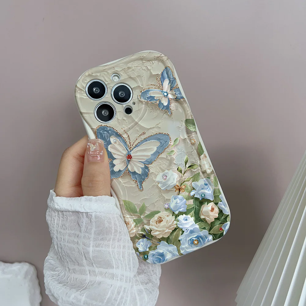 Butterfly Chain Y2K Bracelet Phone Case Cover