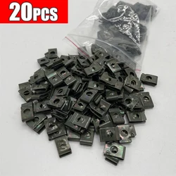 Durable Anti-Rust Car Fastener & Screw Set for Fender and Bumper Protection (20pcs clips)