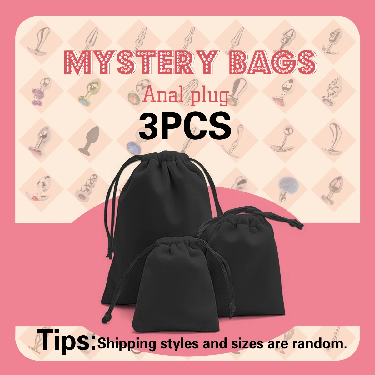 Mystery Boxes Anal Plug,Lucky Bags,Blind Box,Various Styles Of Butt Plugs Are Played Randomly,Dildos,Adult Pleasure,Sex Toys