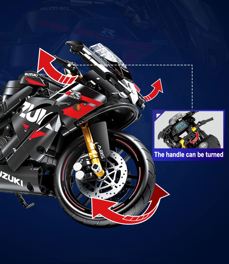 Compatible avec LEGO Technic GSXR 1000R