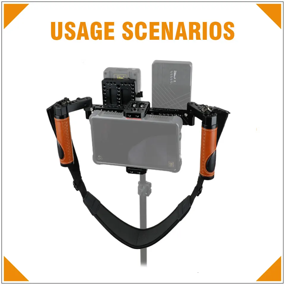 5" 7" Camera Director Monitor Cage Rig for ATOMOS NINJA INFERNO For Photography