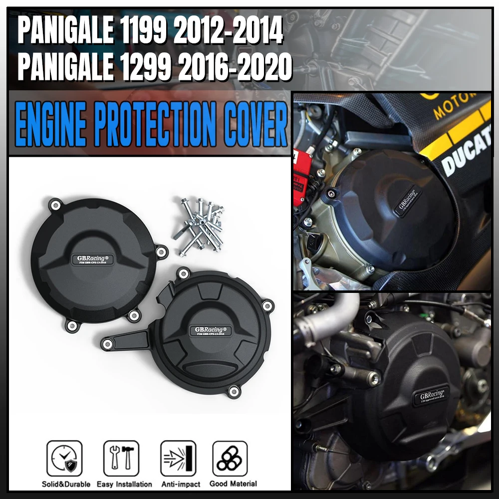 Motorcycles Engine Cover Protection Case for DUCATI Panigale 1199 2012-2014 & Panigale 1299-GBRacing Engine Covers