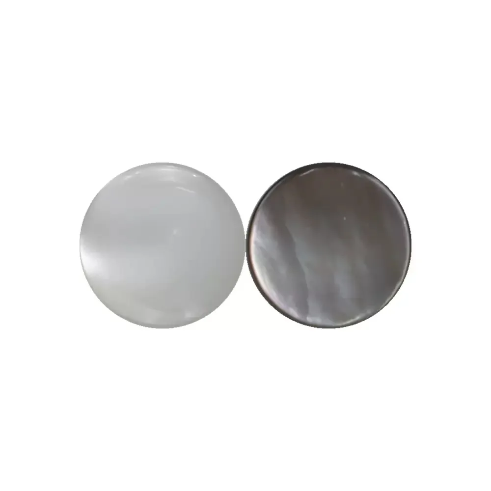 1pcs Natural Shell Sewing Buttons Metal White Black Color Mother of Pearl Round Shell Button Sewing Accessory 5