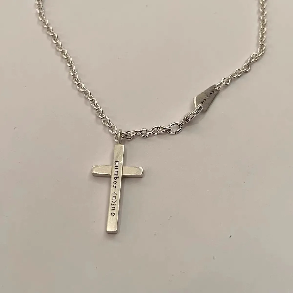 2024 Number Nine Cross Banner Rare and Endless Crowd Neckchain