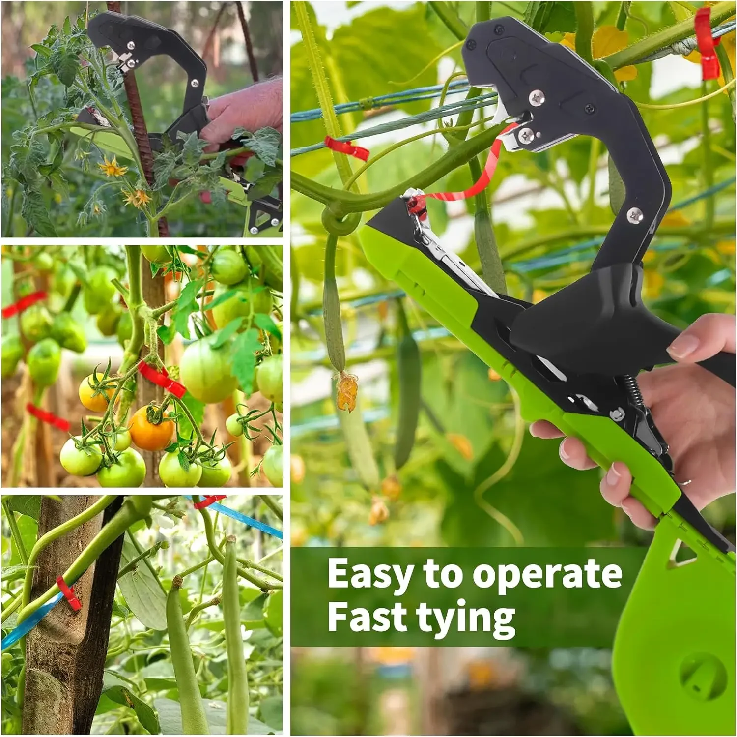 Plant Tying Tool Plant Tying Machine Hand Tying Binding with Garden Vine Tape Vineyard Tool Tape Gun