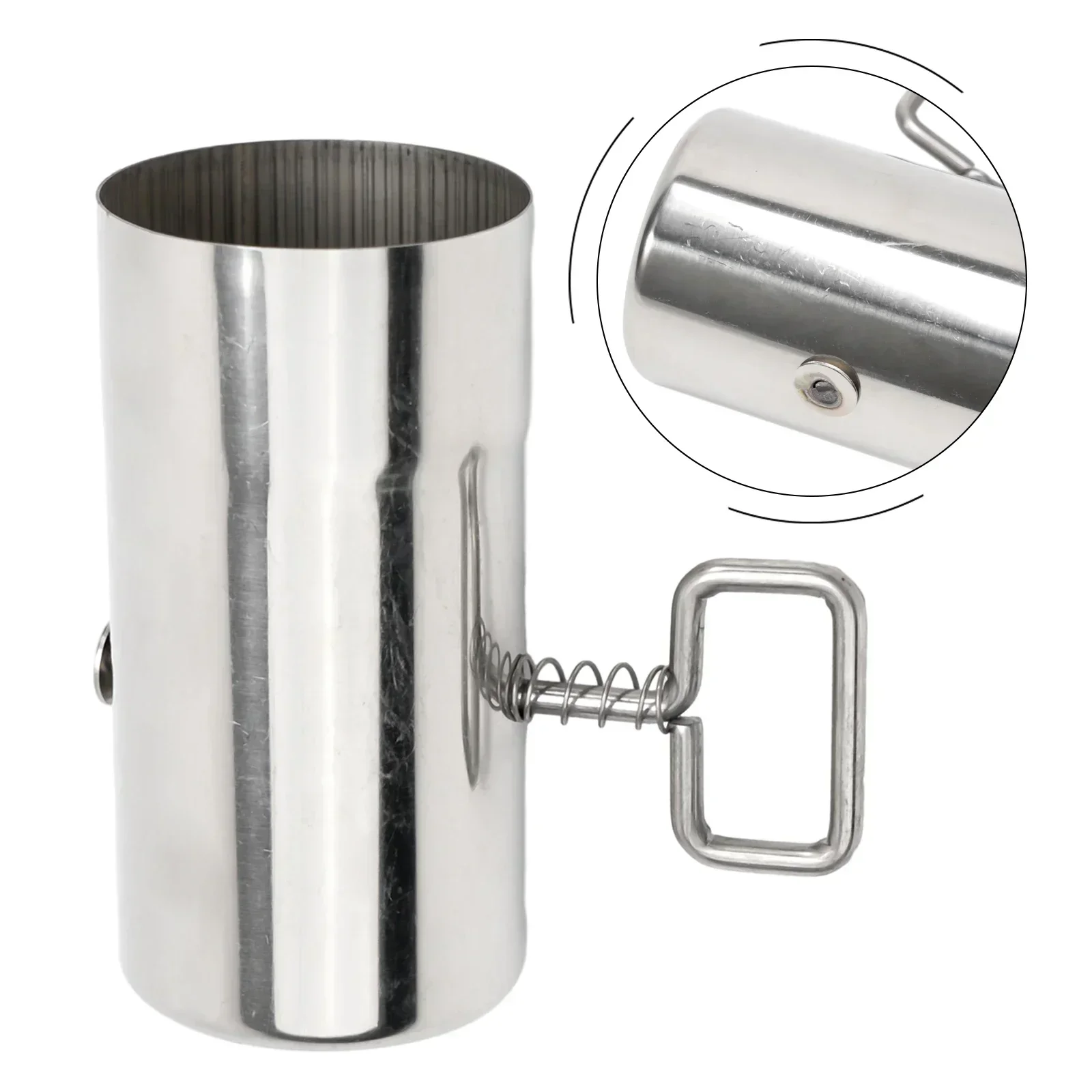 Woodstove anti-scalding tube Stainless steel Smoke Pipe for BBQ Chimney Stove Pipe With Damper 12x5.9x5.9cm woodstove smoke pipe