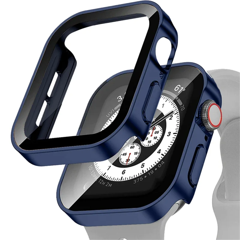 Premium Tempered Glass Smartwatch Protective Case with Durable Cover