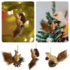 Christmas Stuffed Squirrels Bulk 5 Inch Small Plush Squirrels Toys Christmas Tree Ornaments Gifts Birthday Party Favors 1