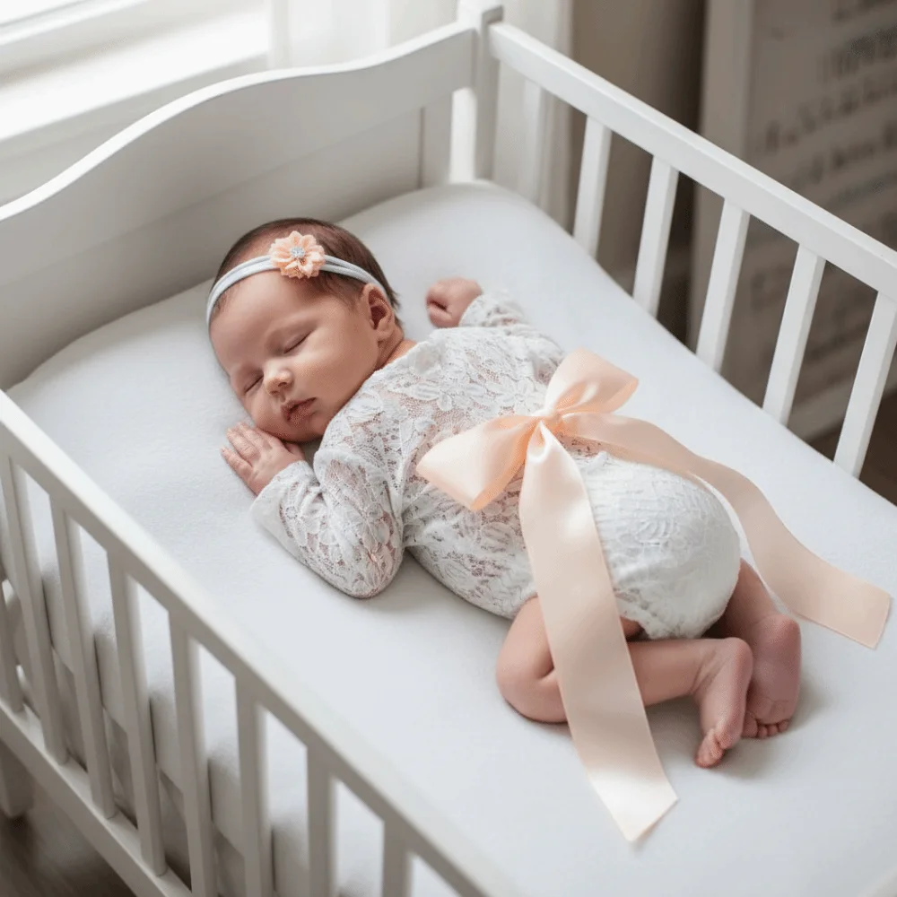 2Pcs/Set Creative Infants Photo Clothing Bow Tie Design Hollow Back Newborn Photography Props Solid Color Floral