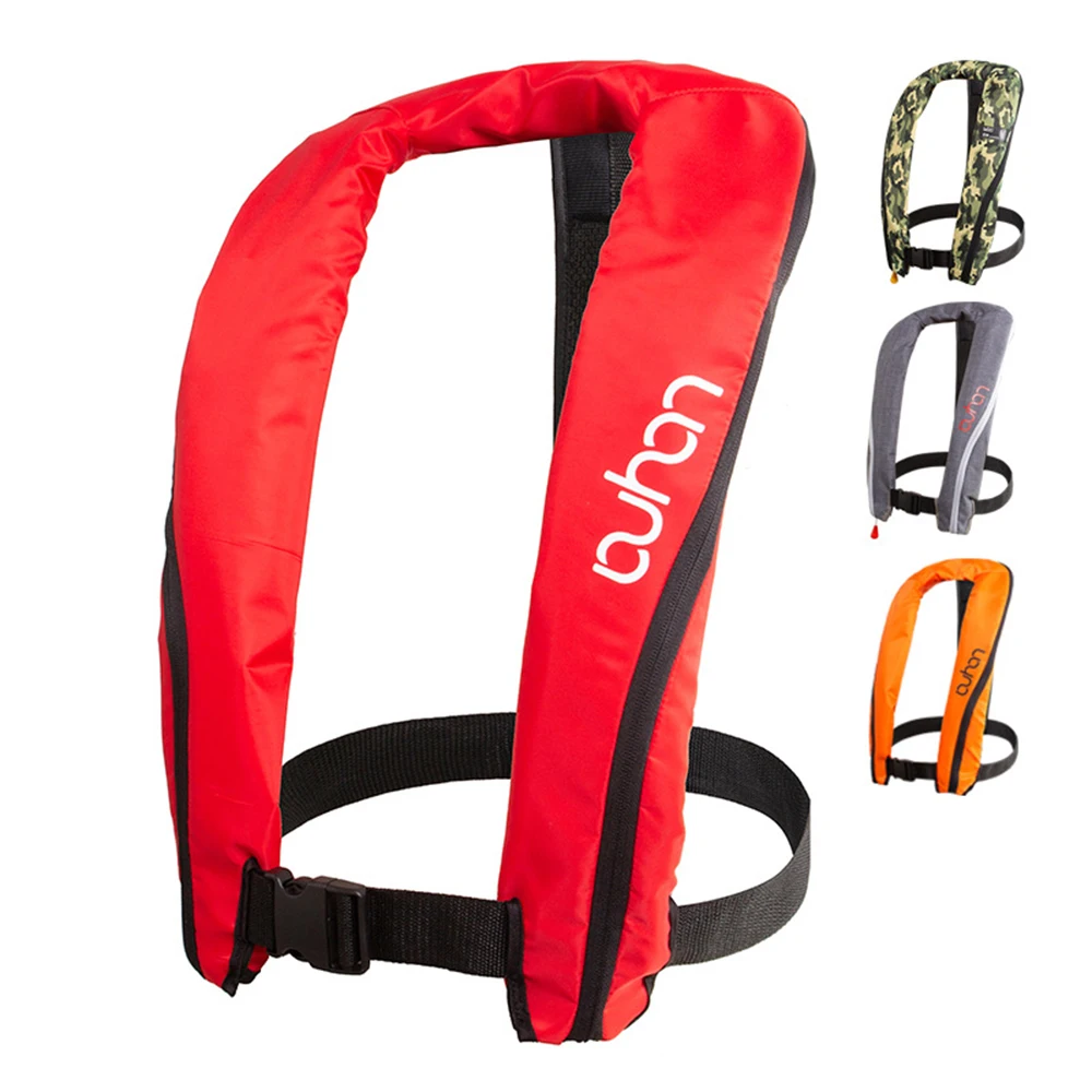 

Professional 150N Manual Vest Adult Fishing Automatic Self Inflatable Life Jacket PFD Water Sports Float Rafting Boating Rescue