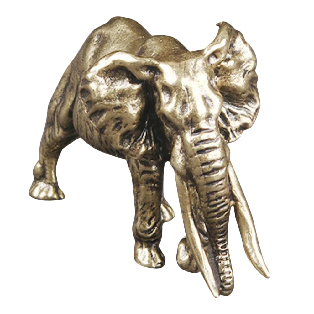 

Wealth Lucky Happiness Figurine Elephant Ornaments Bookshelf Decor Mini Figurines
