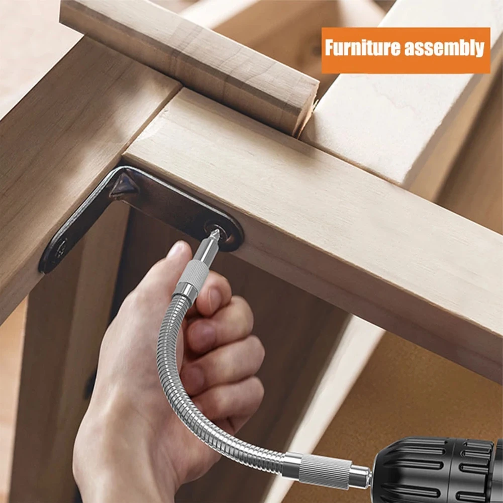 

1/4 Hex Flexible Shaft Bit Holder Impact Driver Ratchet Screwdriver Extend Rod Home Garden Tools Workshop Equipment Power Drill