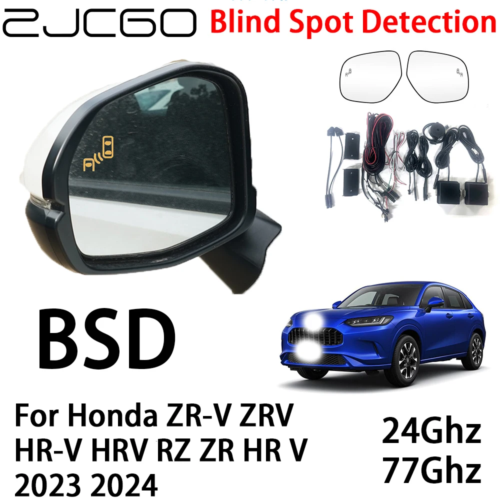 ZJCGO Car BSD Radar Warning System Blind Spot Detection Safety Driving Alert for Honda ZR-V ZRV HR-V HRV RZ ZR HR V