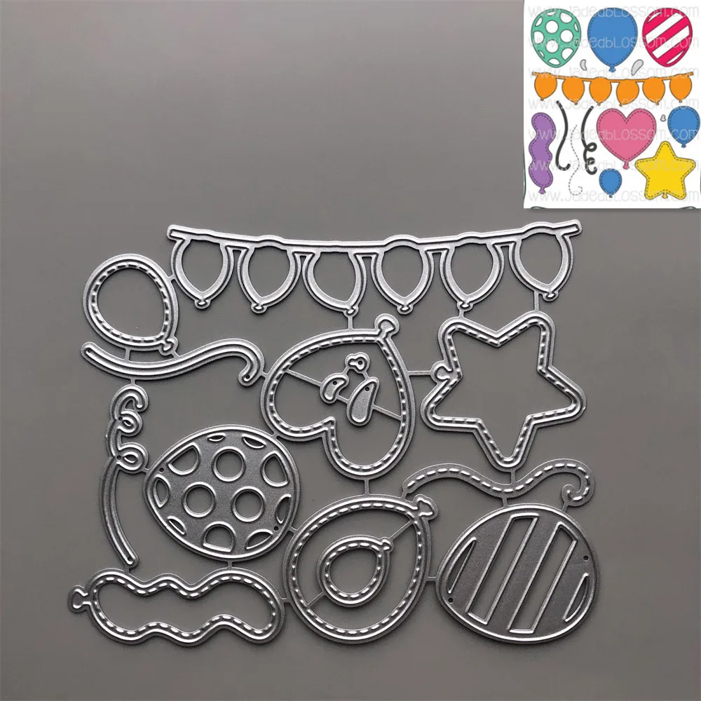 New Balloon Ribbon Cutting Dies Metal Cutting Dies Metal Stencils