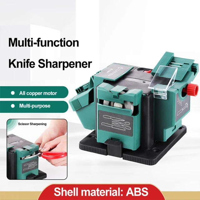 Electric Multi-Task Sharpening Machine Knife Scissor Drill Bit Chisel  Sharpener