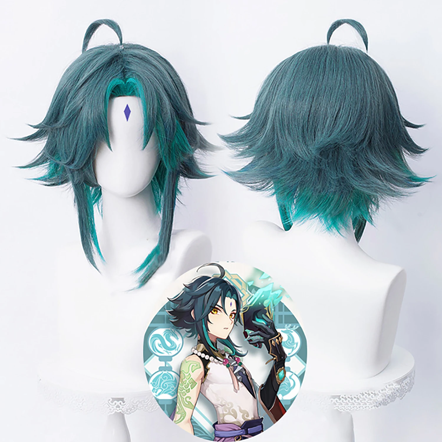 Genshin Impact Venti Keqing Barbara Diluc Kaeya Noelle Traveler Lumine  Aether Amber Cosplay Wigs Heat Resistant Synthetic Hair - AliExpress