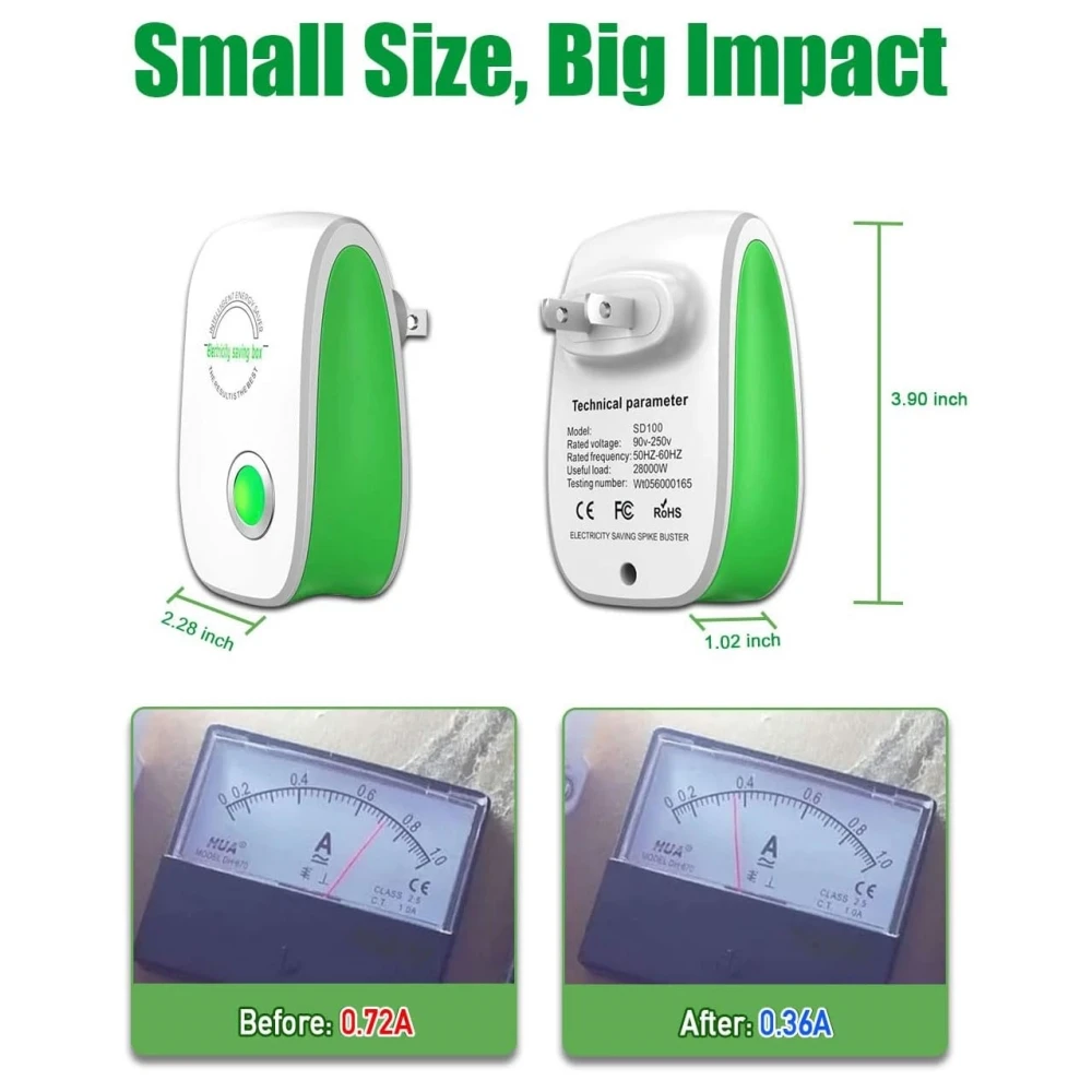 Power Saver Smart Electricity Saving Box Intelligent Energy Saver Power Factor Saving Device Cost Reducing for Household Office