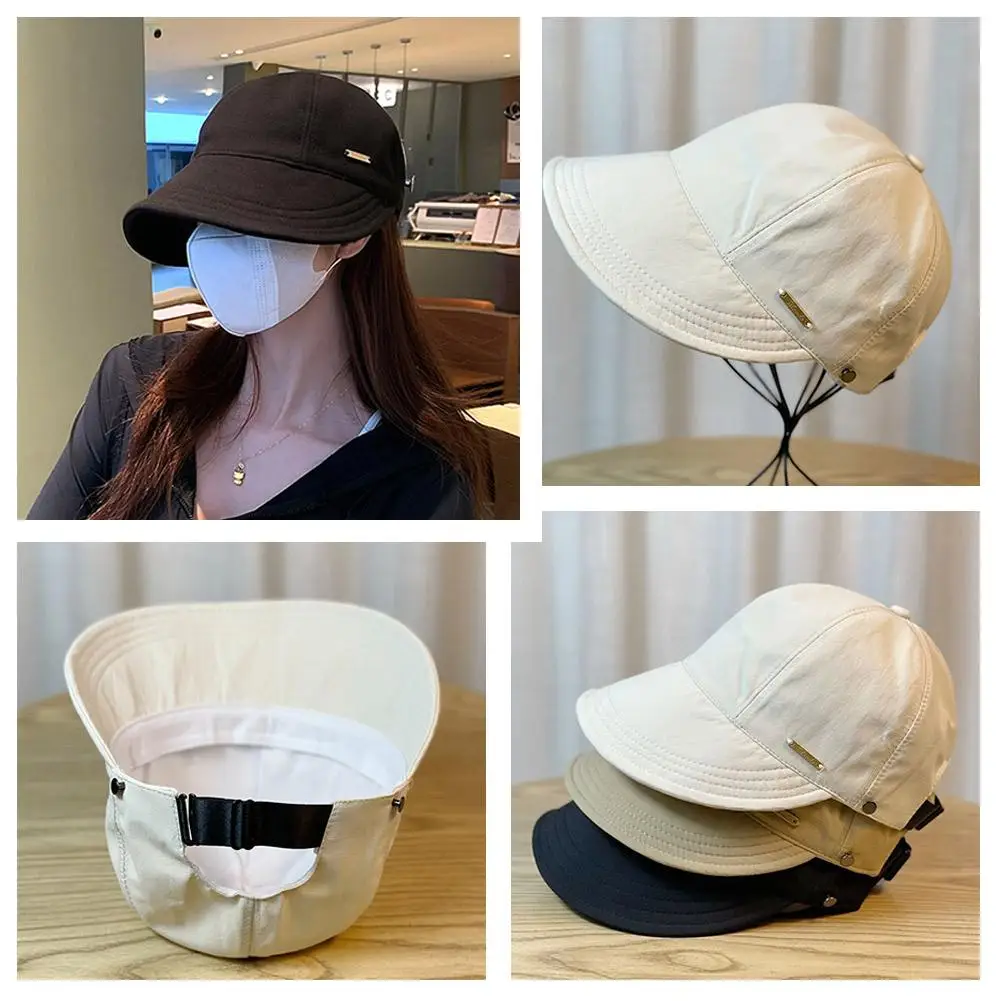 Polyester Sun Protection Hat Fisherman Cap Wide Brim Summer