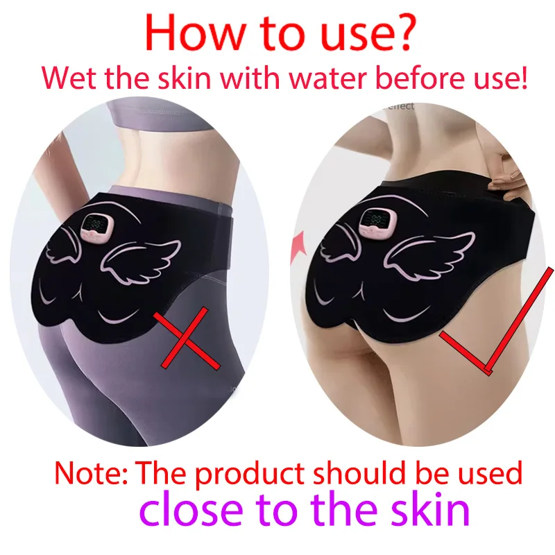 Electric Butt Muscle Stimulator EMS Hips Trainer USB Rechargable Buttocks Lifting Muscle Toner Lose Weight Burning Fat Fitness muscle stimulator